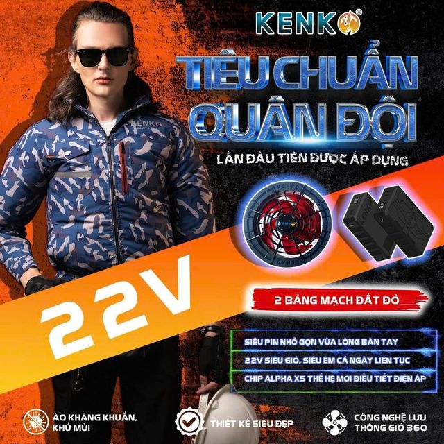 &Aacute;o điều h&ograve;a Kenko Alpha X5 22V - 2