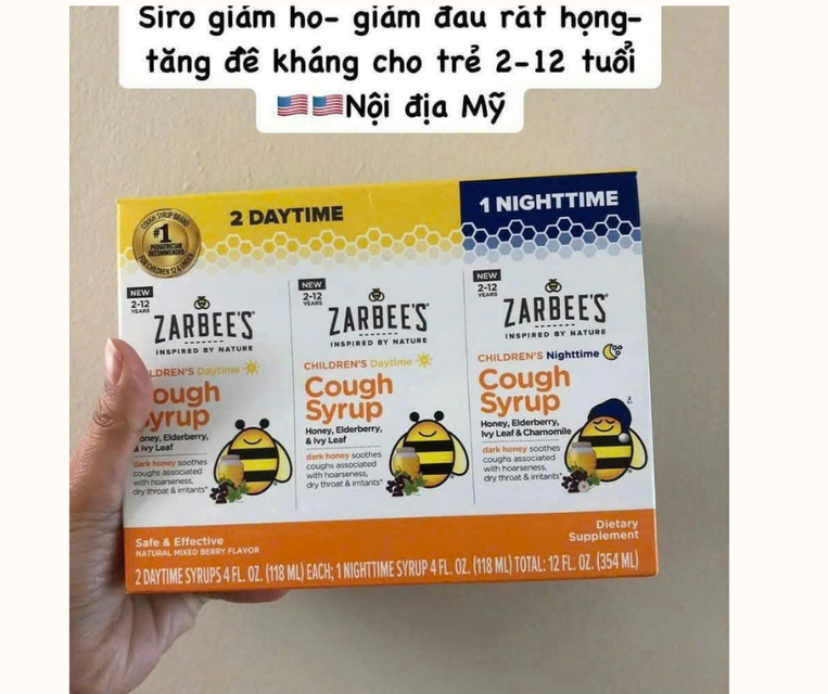 Siro Ho Zarbees Cough Syrup