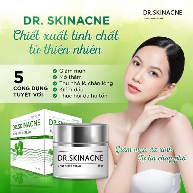 Kem giải quyết Mụn Rau M&aacute; Dr.Skinacne