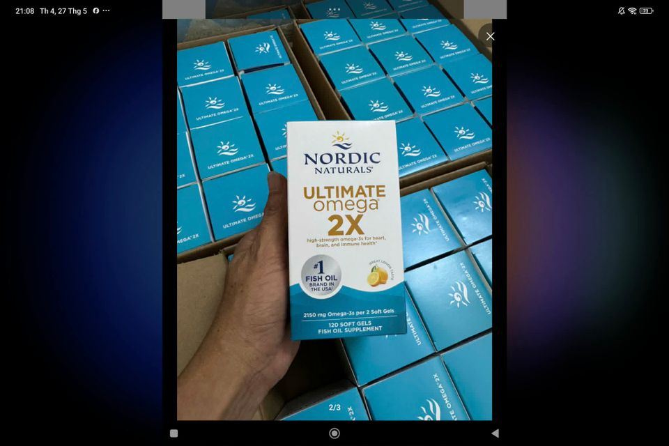 Nordic Naturals Ultimate Omega 2X Packaging