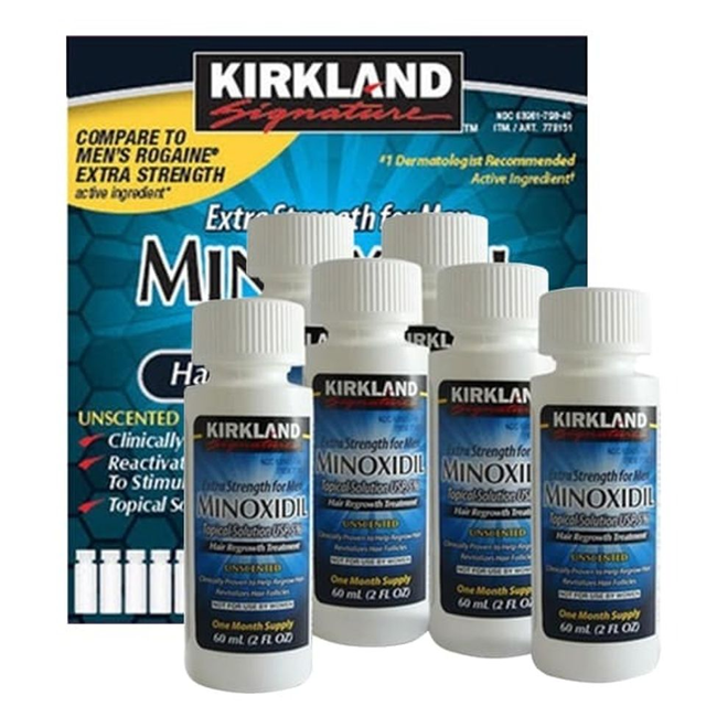 Set 6 hộp Dung dịch hỗ trợ mọc t&oacute;c Minoxidil 5% Kirkland