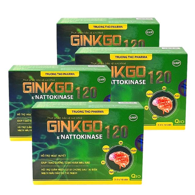 Đ&oacute;ng g&oacute;i vi&ecirc;n uống Ginkgo Nattokinase