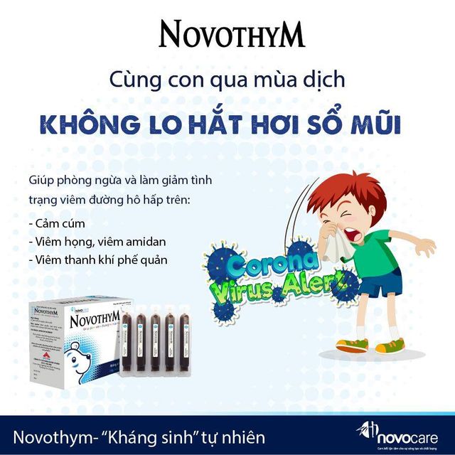 Hướng dẫn sử dụng Ống Uống Novothym