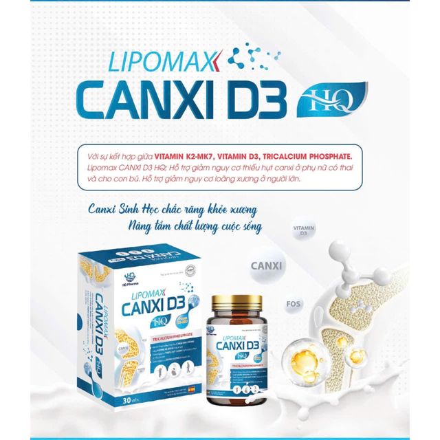 Hộp Canxi LIPOMAX