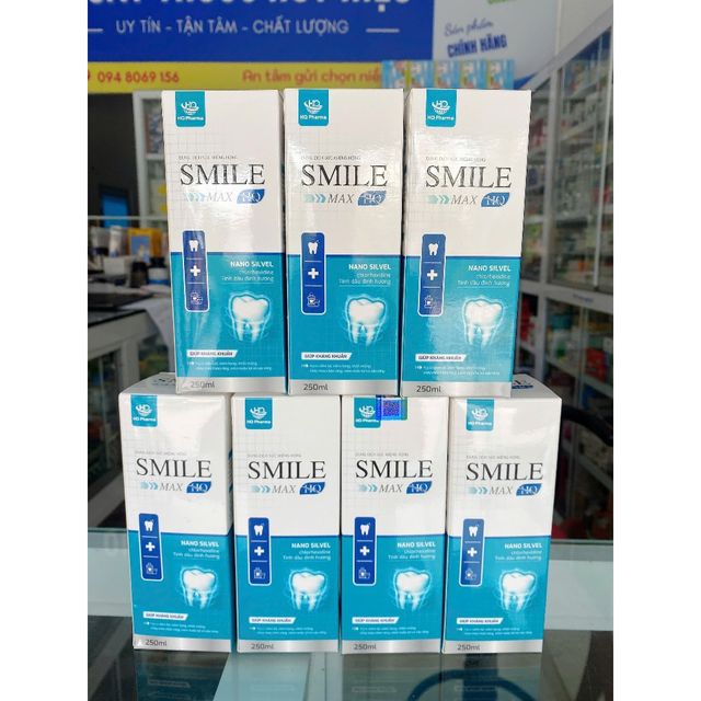 lợi &iacute;ch nước s&uacute;c miệng SMILE MAX
