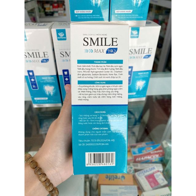Hướng dẫn sử dụng nước s&uacute;c miệng
