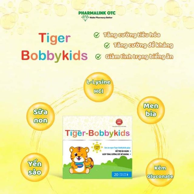Th&agrave;nh phần Siro ăn ngon Tiger Bobbykids