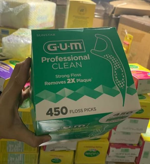 Chỉ nha khoa Gum Professional Clean Mint 450 c&aacute;i