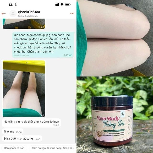 Kem Dưỡng Trắng Da Body