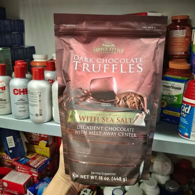 Socola Copper Kettle Dark Chocolate Truffles With Sea Salt