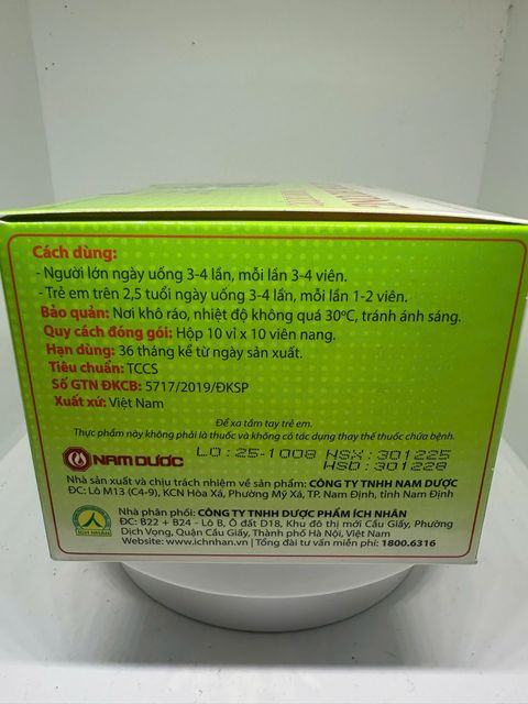 Xuy&ecirc;n hương Nam Dược hộp 100 vi&ecirc;n