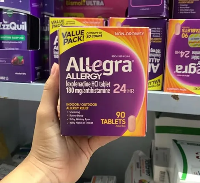 Chống dị ứng Allegra Allergy 24hr