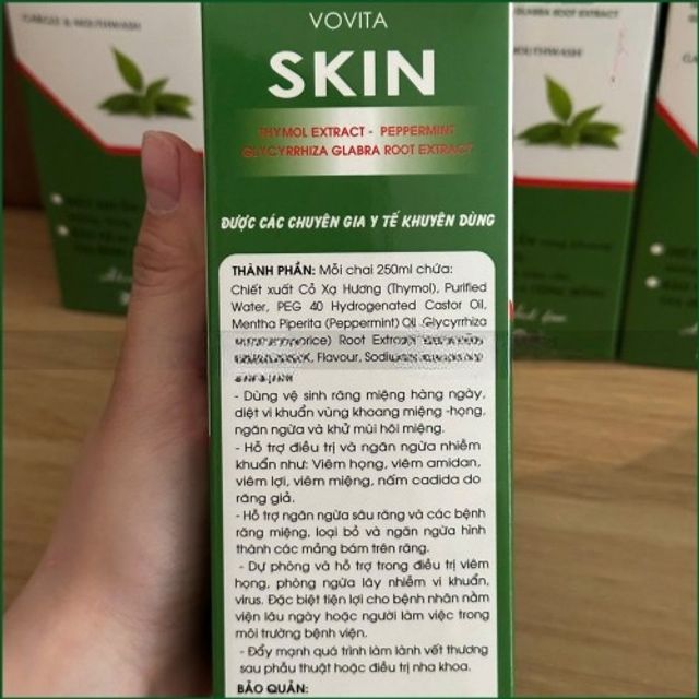 Nước S&uacute;c Miệng Vovita Skin 4