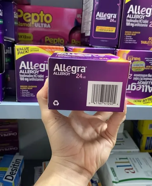 Vi&ecirc;n uống Allegra Allergy 24hr