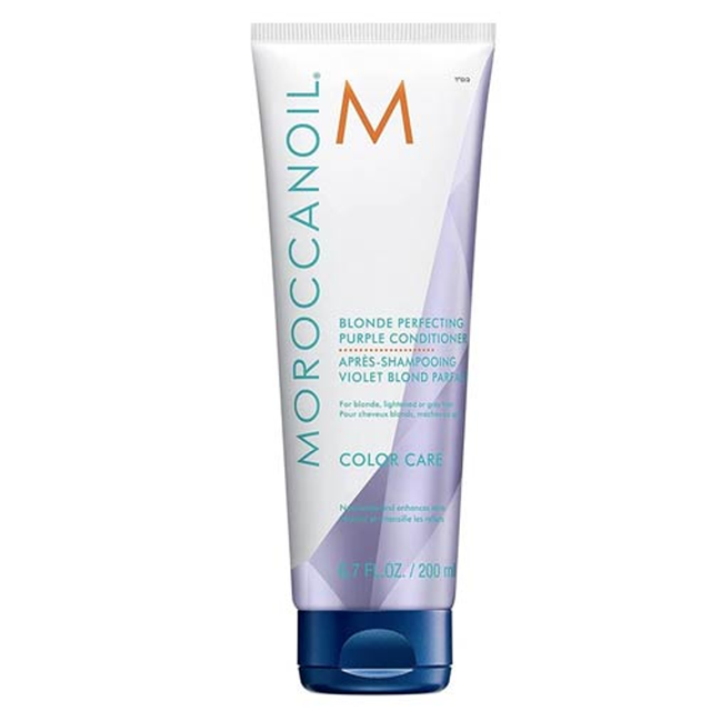 Dầu xả t&iacute;m khử v&agrave;ng Moroccanoil Blonde Perfecting 200ML