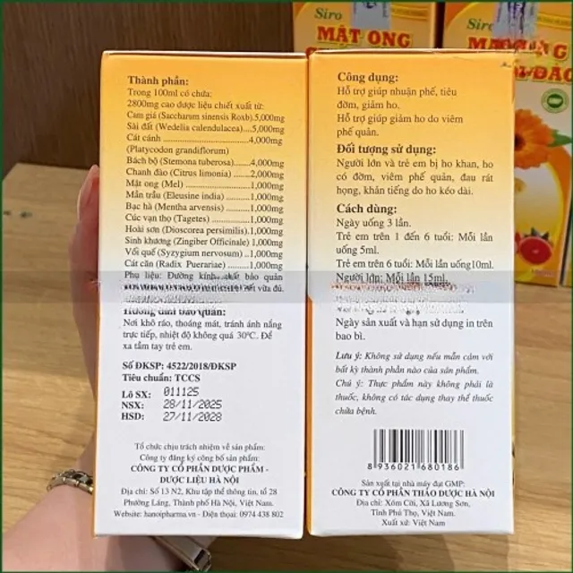 Siro Mật Ong Chanh Đ&agrave;o