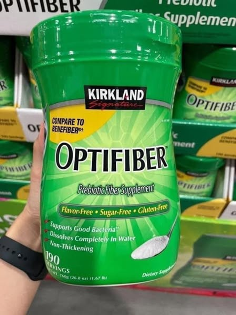 Bột h&ograve;a tan bổ sung chất xơ Kirkland Signature Optifiber