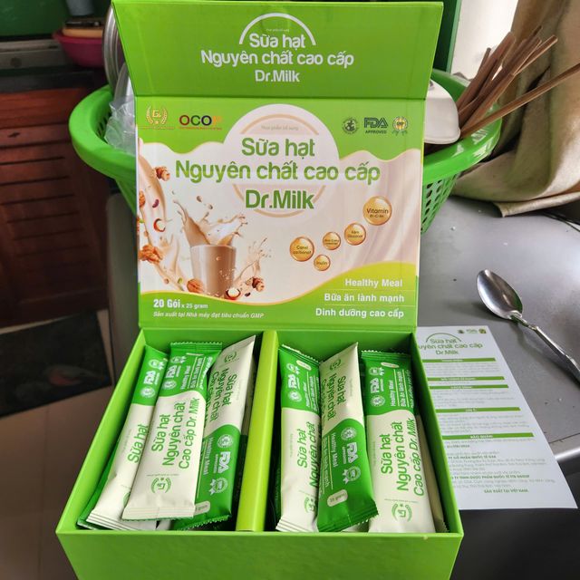Hướng dẫn sử dụng Sữa hạt Dr.Milk G24