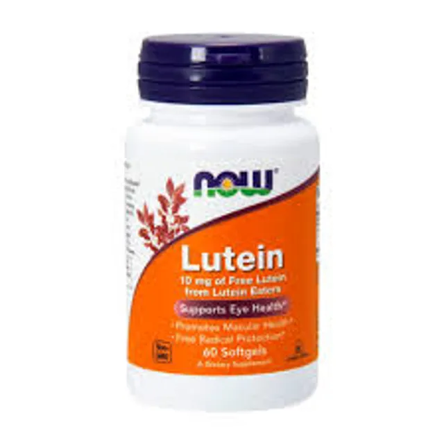 Vi&ecirc;n uống Lutein 10mg Now 60 vi&ecirc;n
