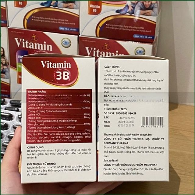 Vitamin B v&agrave; Beta Glucan