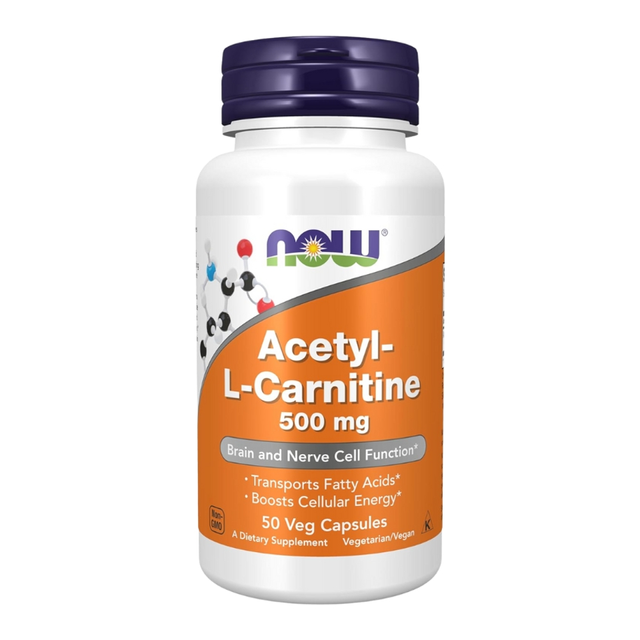 Vi&ecirc;n uống Now Acetyl-L-Carnitine 500 mg