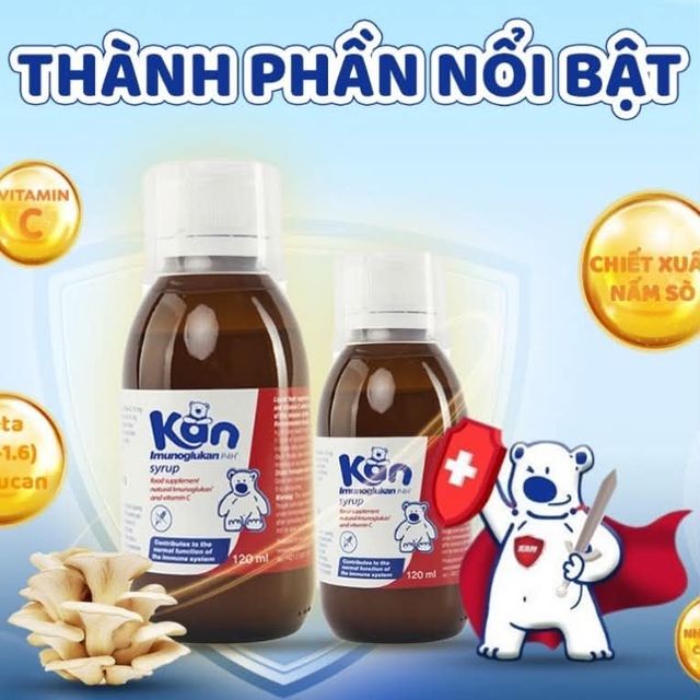 Siro Syrup Kan - Đối t&aacute;c đồng h&agrave;nh của trẻ