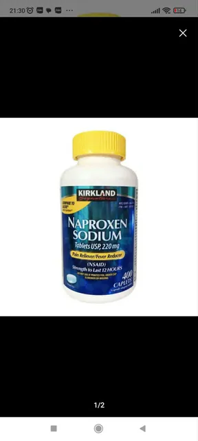 Vi&ecirc;n uống giảm đau hạ sốt Kirkland Signature Naproxen Sodium 220mg