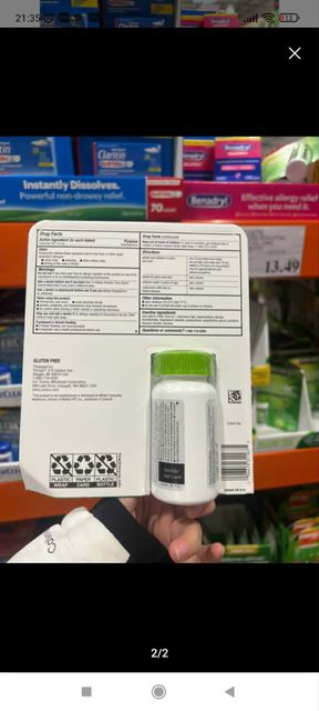 Vi&ecirc;n uống chống dị ứng Kirkland Aller Tec 365 vi&ecirc;n