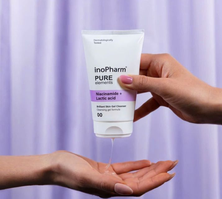 Lắc gel rửa mặt INOPHARM PURE ELEMENTS