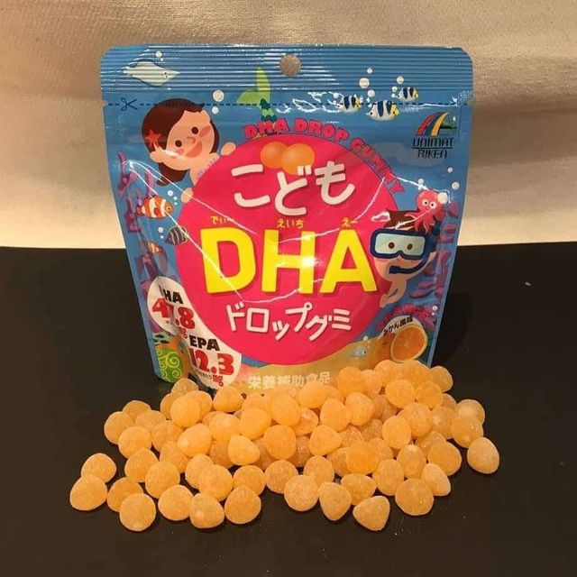 Kẹo dẻo bổ sung DHA vị cam