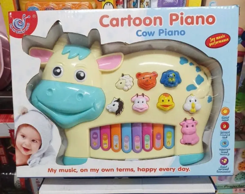 Đồ chơi &acirc;m nhạc đ&agrave;n piano mini h&igrave;nh động vật 2