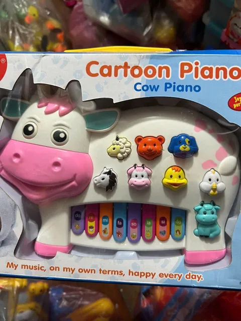 Đồ chơi &acirc;m nhạc đ&agrave;n piano mini h&igrave;nh động vật 3