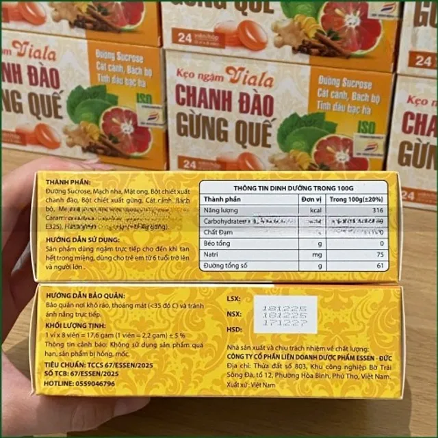 Kẹo Viala trong hộp
