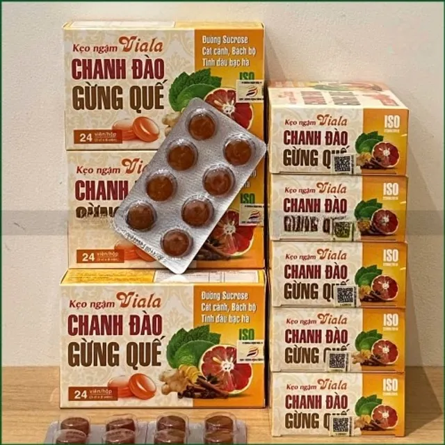 Hộp kẹo ngậm Viala