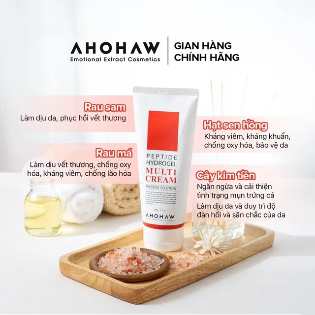 Sử dụng Kem Dưỡng Da AHOHWA