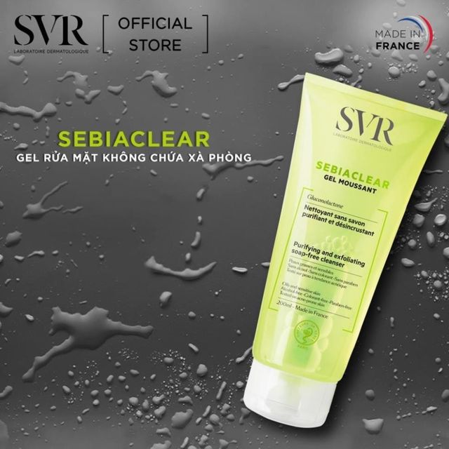 SVR Sebiaclear Gel Moussant 400ml