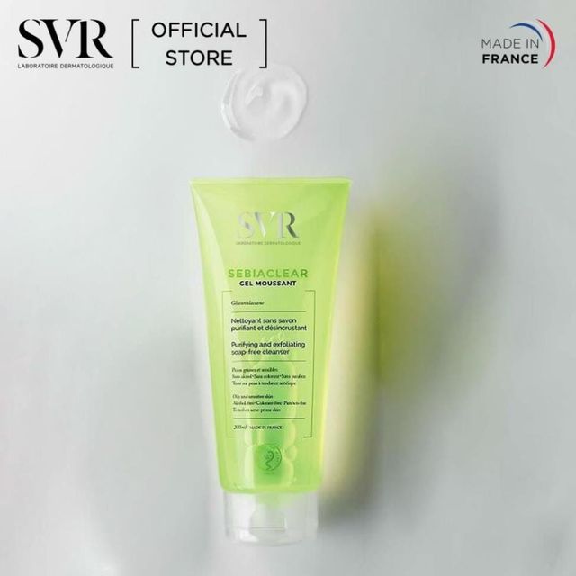 Sữa rửa mặt SVR Sebiaclear Gel Moussant