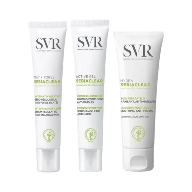 Kem Dưỡng Ẩm Cho Da Dầu Mụn SVR Sebiaclear Hydra 40ml
