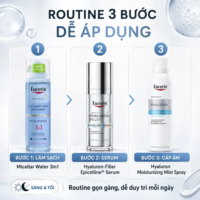 Bộ sản phẩm Eucerin Hyaluron