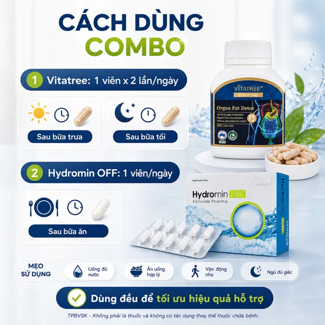 Combo Vi&ecirc;n Uống Giảm C&acirc;n