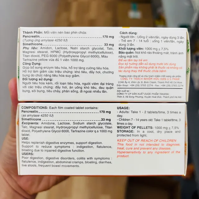Vi&ecirc;n uống Pancontil US