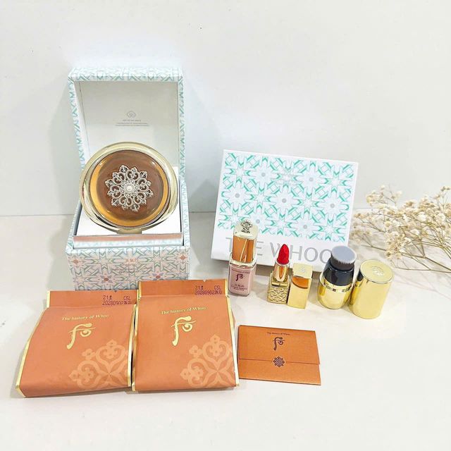 Set Phấn Nước Whoo Radiant Essence Cushion
