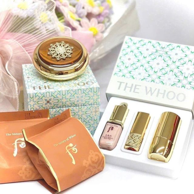 Set Phấn Nước Whoo Radiant Essence Cushion
