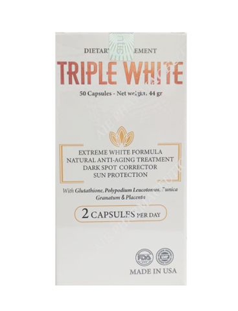 Vi&ecirc;n uống trắng da chống nắng Triple White Glutathione