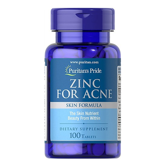Vi&ecirc;n kẽm Zinc Puritan's Pride 50mg hộp 100 vi&ecirc;n của Mỹ