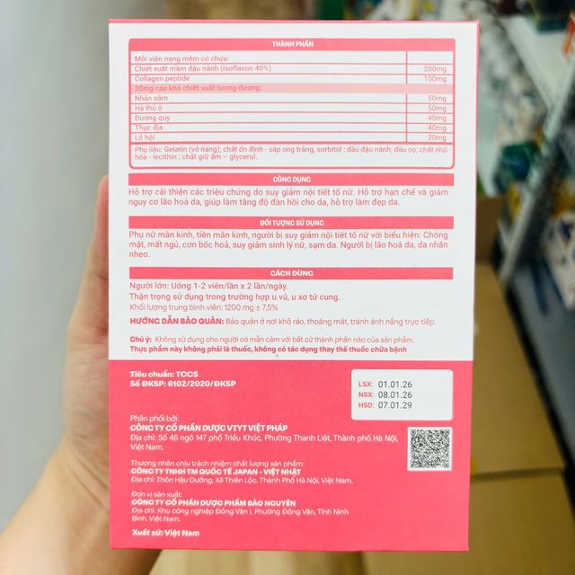 Vi&ecirc;n Collagen JOYCELINE GOLD