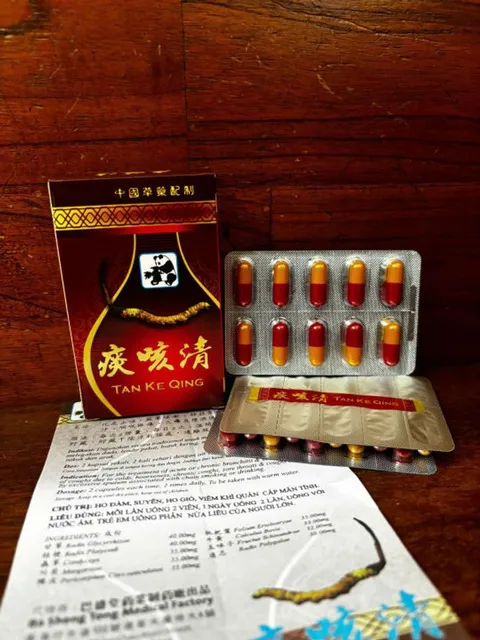 Vi&ecirc;n hỗ trợ ti&ecirc;u đờm giảm ho Đ&ocirc;ng Tr&ugrave;ng Vỹ