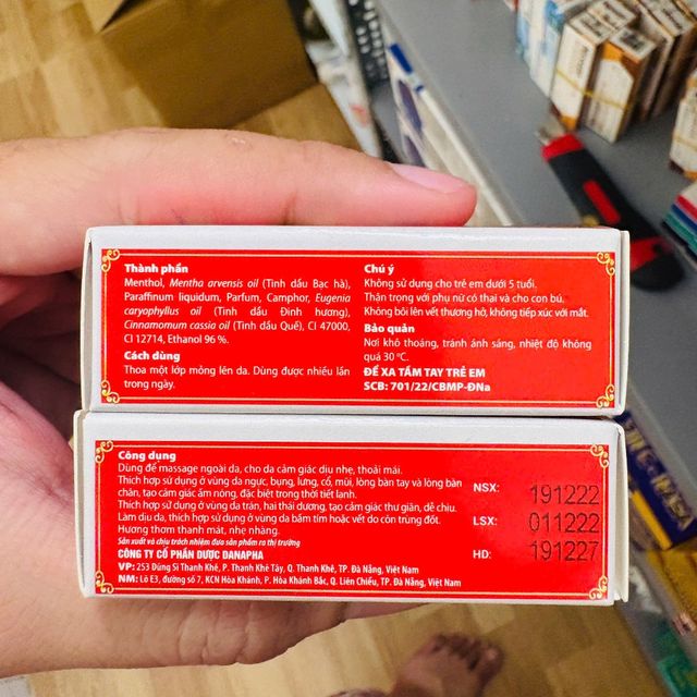 Dầu nước v&agrave;ng - Dầu nước trắng nắp đỏ 3ml