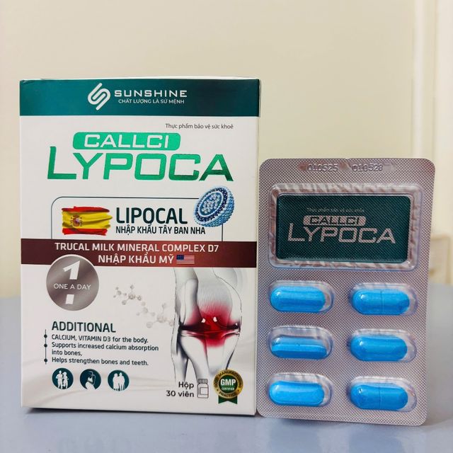 Bổ sung phức hợp Canxi LYPOCA
