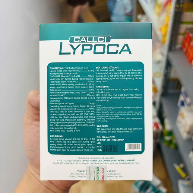 Hướng dẫn sử dụng LYPOCA